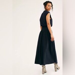 Free People Beach “Enjoy” Sleeveless Tee Maxi Dress 🌊✨